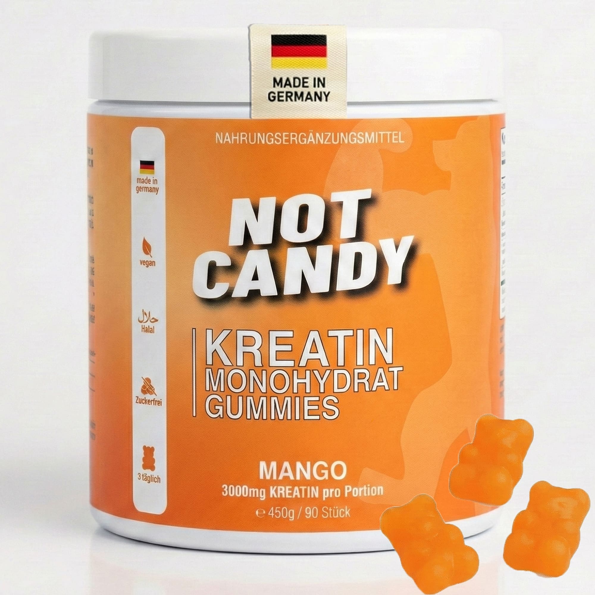 Kreatin Gummies Mango 90 Stück